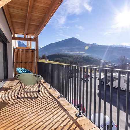 Au Calme Des Sommets - Vue Montagne Apartment Embrun Exterior foto