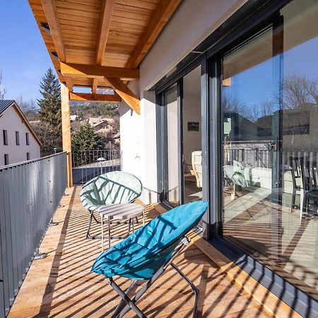 Au Calme Des Sommets - Vue Montagne Apartment Embrun Exterior foto
